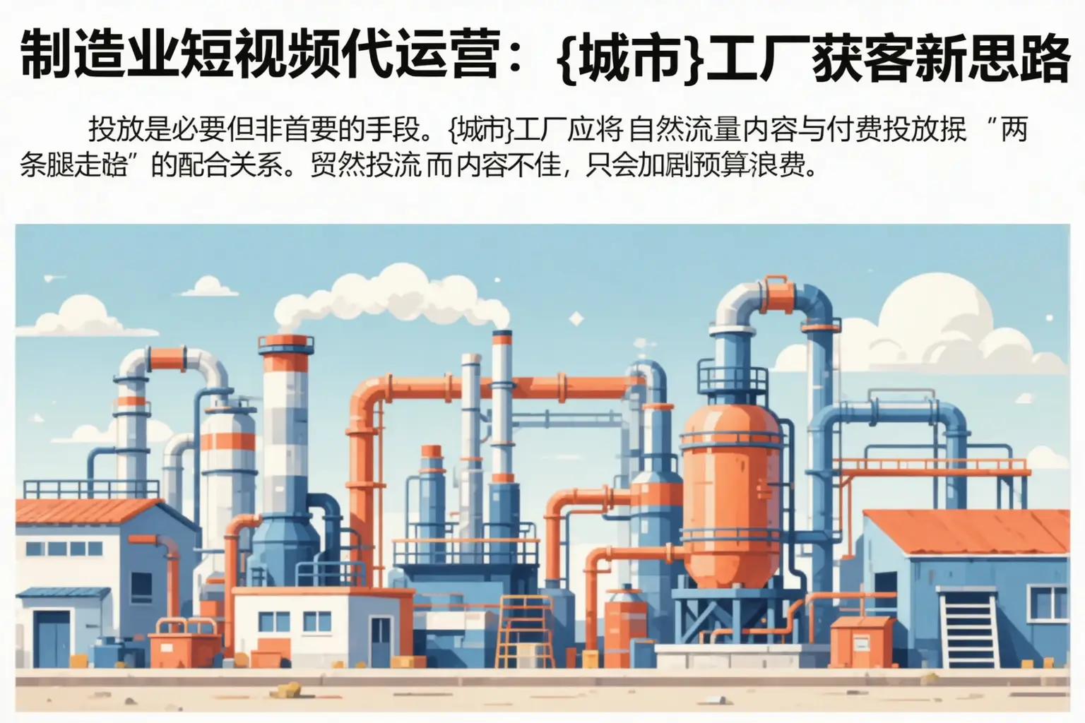 制造业短视频代运营:宜都工厂获客新思路